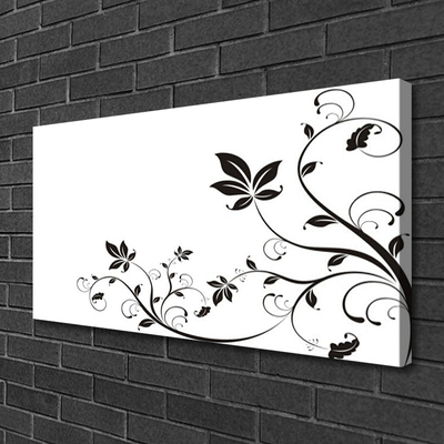 Canvas doek foto Abstract plants bladeren