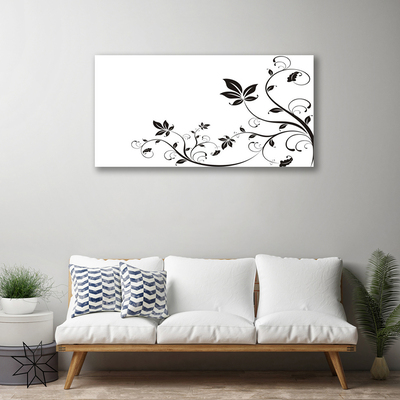 Canvas doek foto Abstract plants bladeren