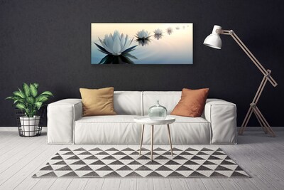 Canvas doek foto De lelies van waterlily