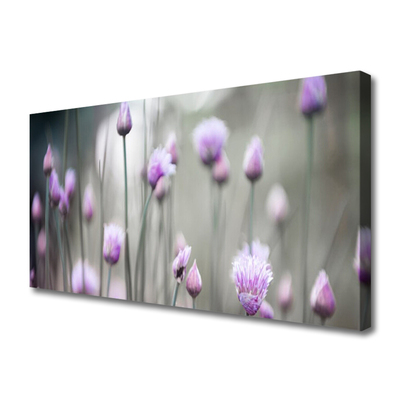 Canvas doek foto Bloemen wilde weide natuur