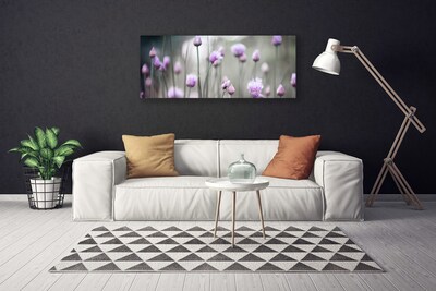 Canvas doek foto Bloemen wilde weide natuur