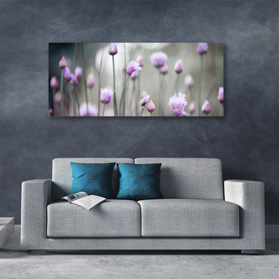 Canvas doek foto Bloemen wilde weide natuur