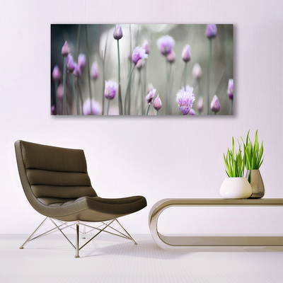 Canvas doek foto Bloemen wilde weide natuur