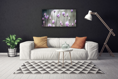 Canvas doek foto Bloemen wilde weide natuur