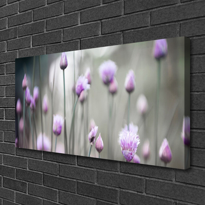 Canvas doek foto Bloemen wilde weide natuur