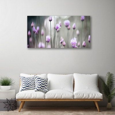 Canvas doek foto Bloemen wilde weide natuur