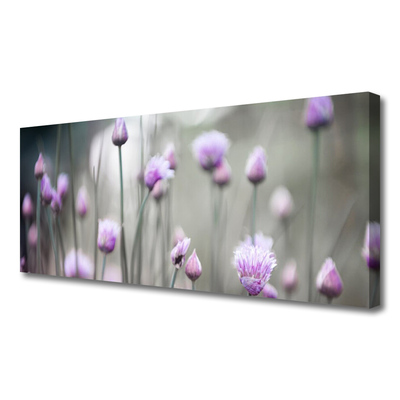 Canvas doek foto Bloemen wilde weide natuur