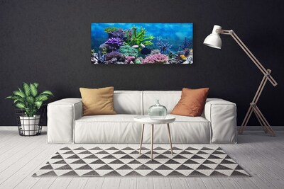 Canvas doek foto Aquarium vissen onder water