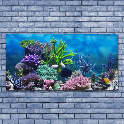 Canvas doek foto Aquarium vissen onder water