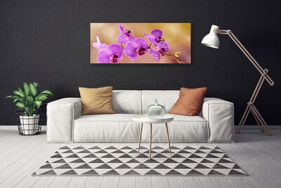 Canvas doek foto Shoots orchideebloemen nature