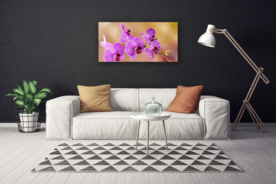 Canvas doek foto Shoots orchideebloemen nature