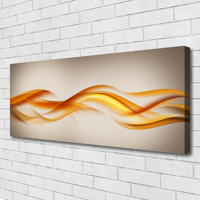 Foto op canvas Golven art abstracte kunst