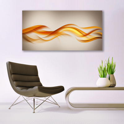 Foto op canvas Golven art abstracte kunst