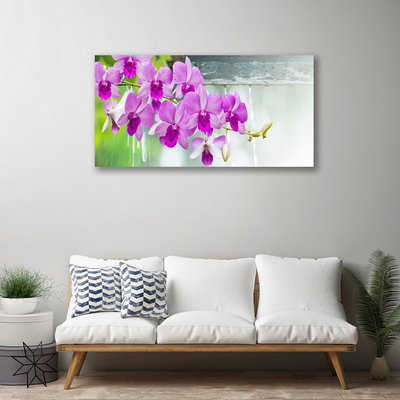 Foto op canvas Orchids nature drops