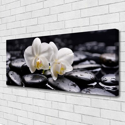 Foto op canvas Zen white orchid spa