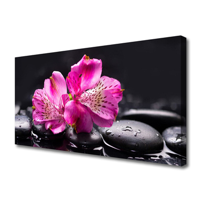 Foto op canvas Bloemen stenen zen spa