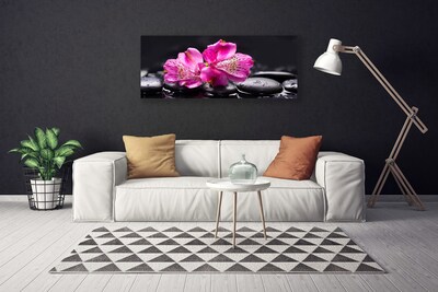 Foto op canvas Bloemen stenen zen spa