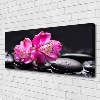 Foto op canvas Bloemen stenen zen spa