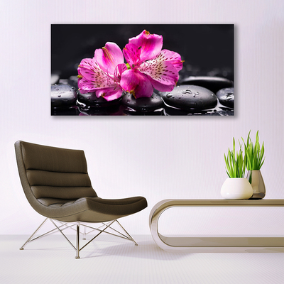 Foto op canvas Bloemen stenen zen spa