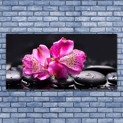 Foto op canvas Bloemen stenen zen spa