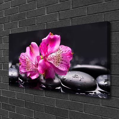 Foto op canvas Bloemen stenen zen spa