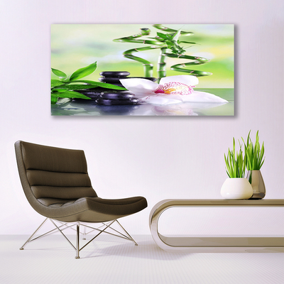 Foto op canvas Bamboo orchid zen spa