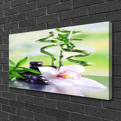 Foto op canvas Bamboo orchid zen spa