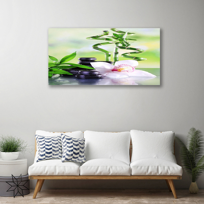 Foto op canvas Bamboo orchid zen spa