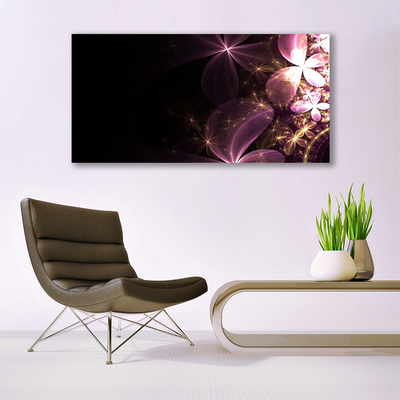 Foto op canvas Abstract flowers kunst