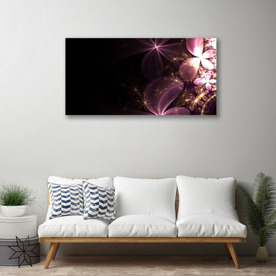 Foto op canvas Abstract flowers kunst