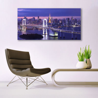 Foto op canvas Bridge city architectuur