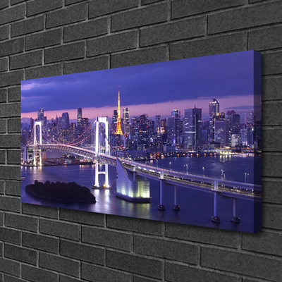 Foto op canvas Bridge city architectuur