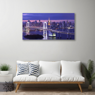 Foto op canvas Bridge city architectuur