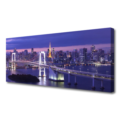 Foto op canvas Bridge city architectuur