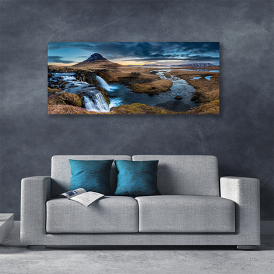 Foto op canvas Waterval rivierlandschap