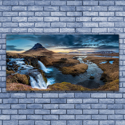 Foto op canvas Waterval rivierlandschap