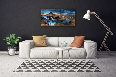 Foto op canvas Waterval rivierlandschap