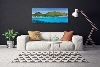 Foto op canvas Sea mountain landscape