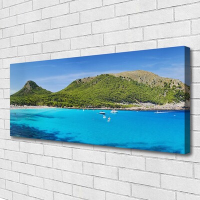 Foto op canvas Sea mountain landscape