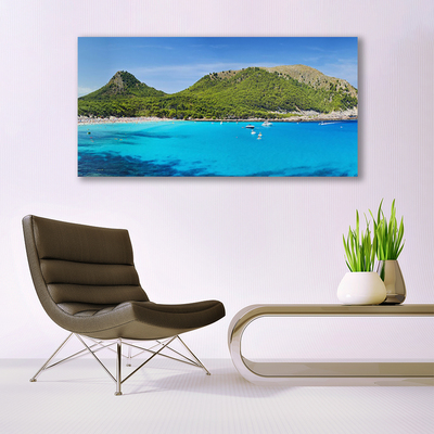 Foto op canvas Sea mountain landscape