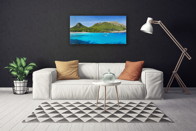 Foto op canvas Sea mountain landscape