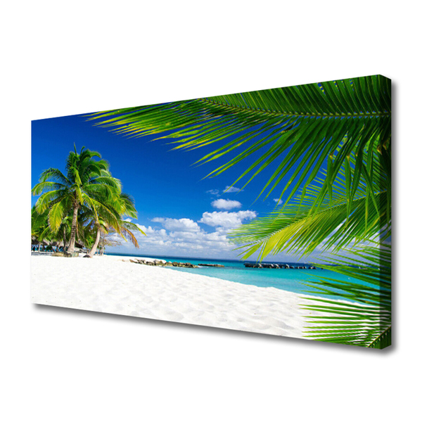 Foto op canvas Tropical beach zeezicht