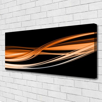 Foto op canvas Golven art abstracte kunst