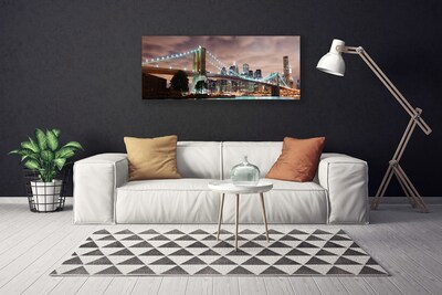 Foto op canvas Architectuur bridge city