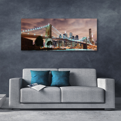 Foto op canvas Architectuur bridge city