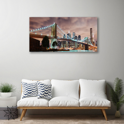 Foto op canvas Architectuur bridge city