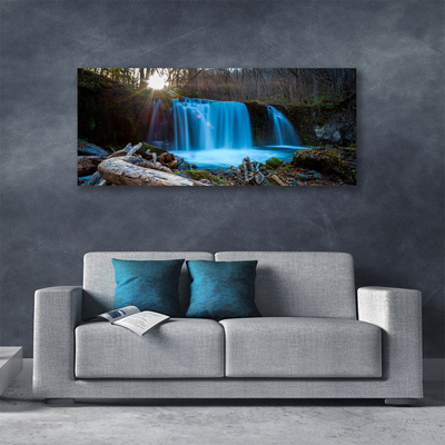 Foto op canvas Zon natuur van de waterval