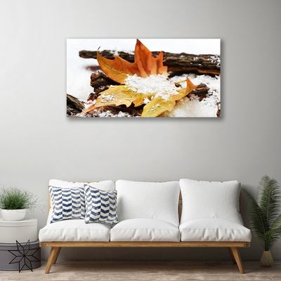 Foto op canvas Autumn forest leaf nature
