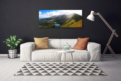 Foto op canvas Mountain meadow landscape