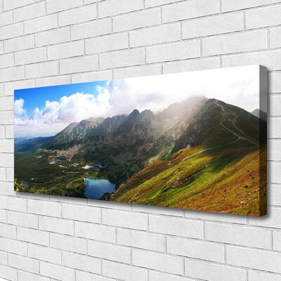 Foto op canvas Mountain meadow landscape